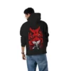 kenpa_back_red Kenpachi Zaraki Bleach Anime oversized Hoodie